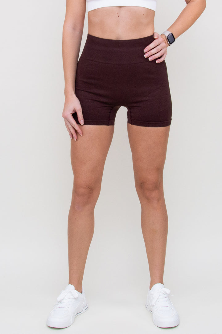 Šortai "Coffee Brown Push Up"