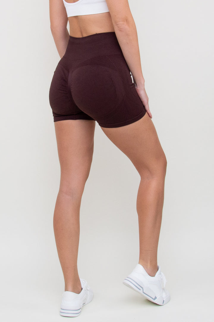 Šortai "Coffee Brown Push Up"