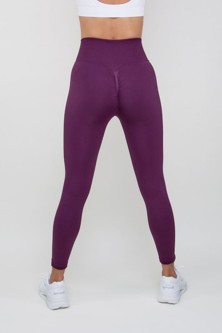 Tamprės "High Waist Compression Maroon"