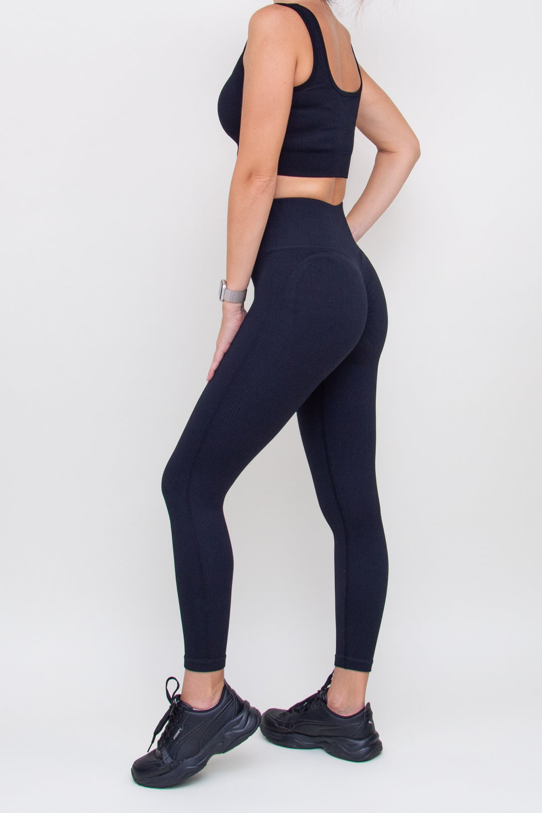 Kostiumas "Black Push Up Compression Set"