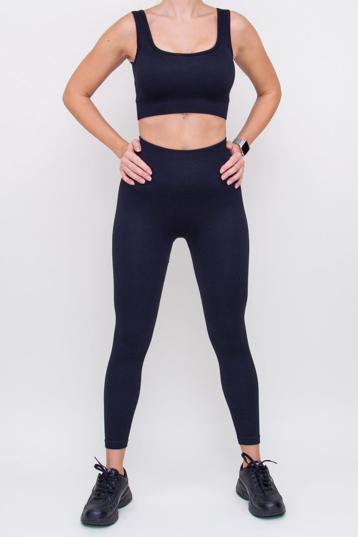Kostiumas "Black Push Up Compression Set"