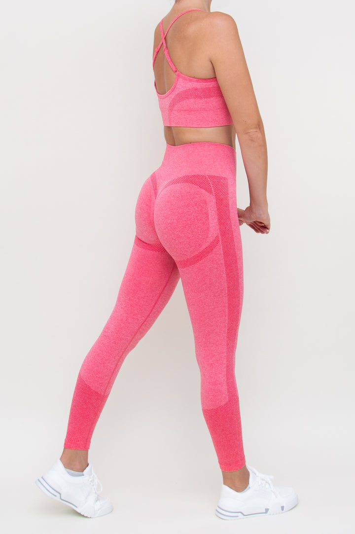 Kostiumas "Criss Cross Pink Push Up"