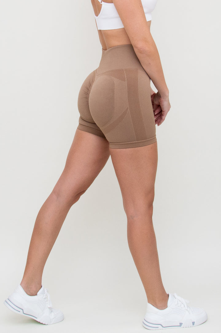 Šortai "Seamless Mocha Brown"
