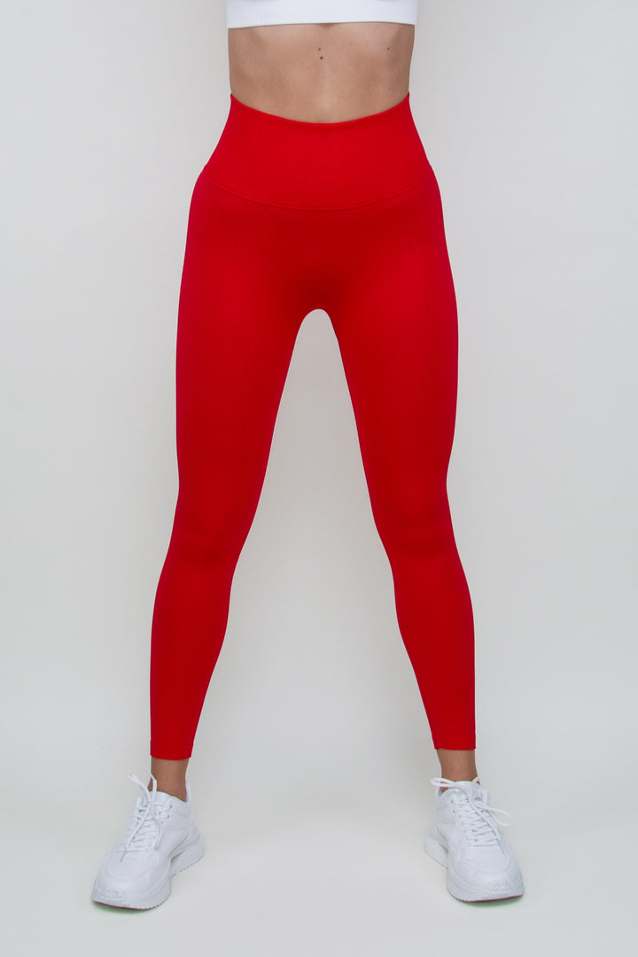 Tamprės "High Waist Compression Red"