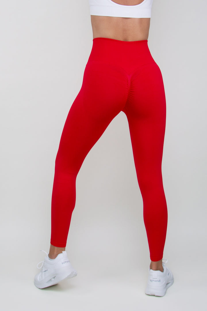 Tamprės "High Waist Compression Red"