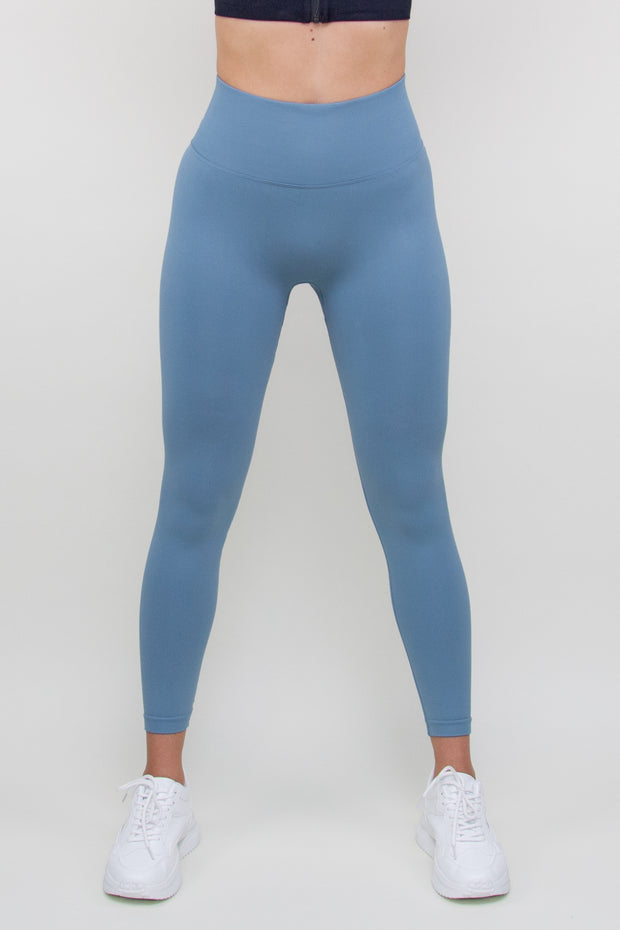 Tamprės "High Waist Compression Dusty Blue"