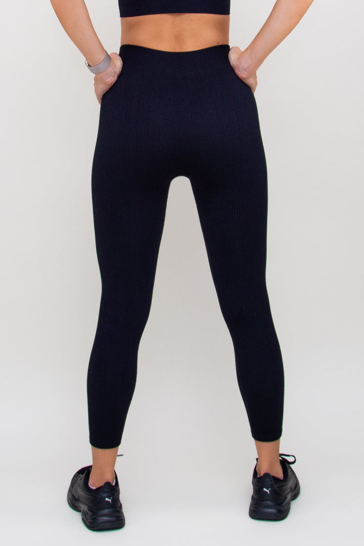 Tamprės "Knitted Leggings Black"
