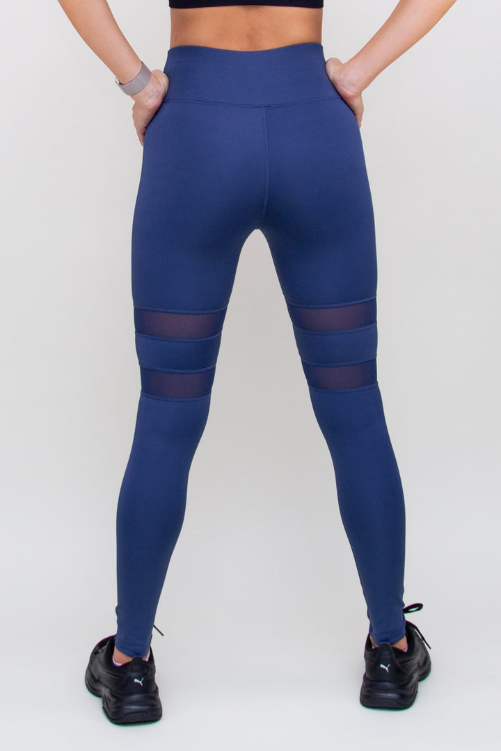 Tamprės "Contrast Mesh Navy Blue"