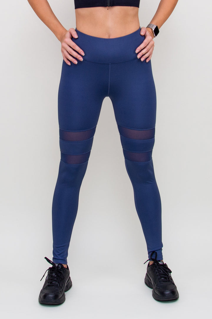 Tamprės "Contrast Mesh Navy Blue"