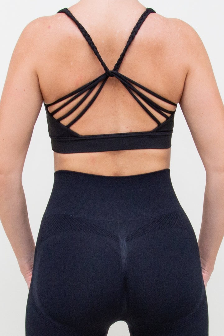 Liemenėlė "Braided Detail Black"
