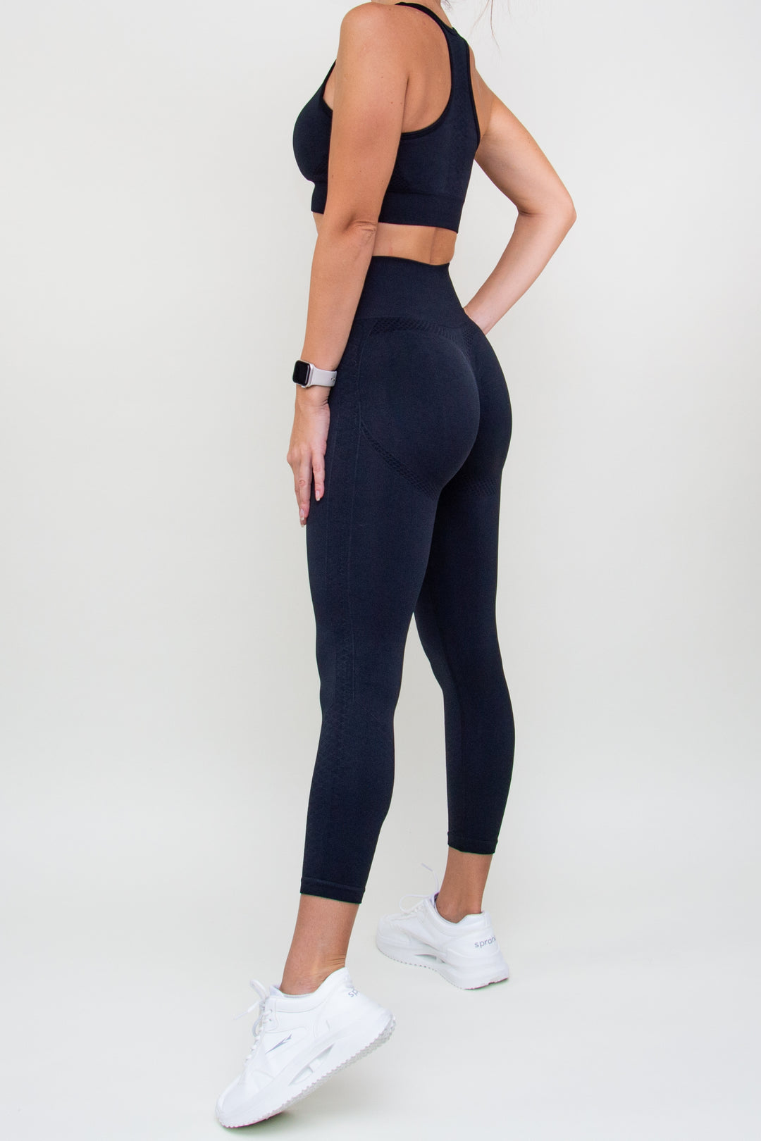 Kostiumas "Seamless Elastic Black Set"