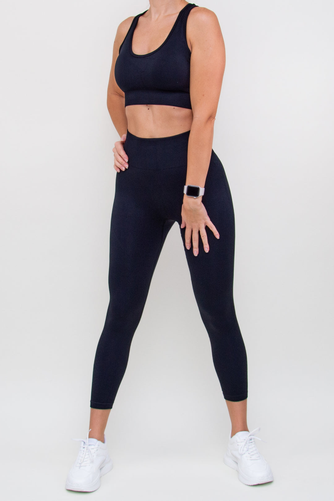 Kostiumas "Seamless Elastic Black Set"