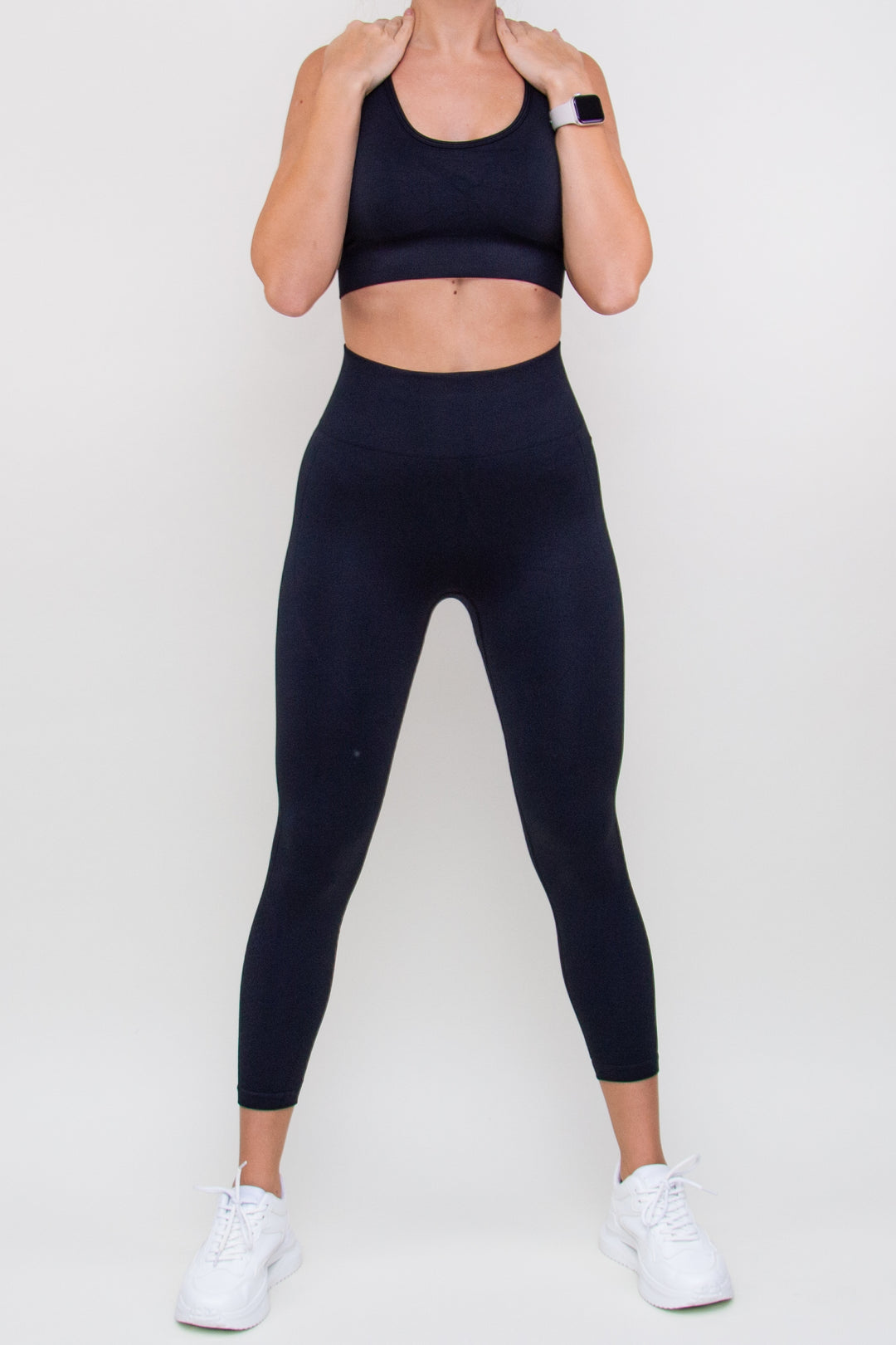 Kostiumas "Seamless Elastic Black Set"