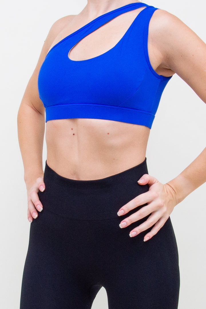 Liemenėlė "One Shoulder Cut Royal Blue"