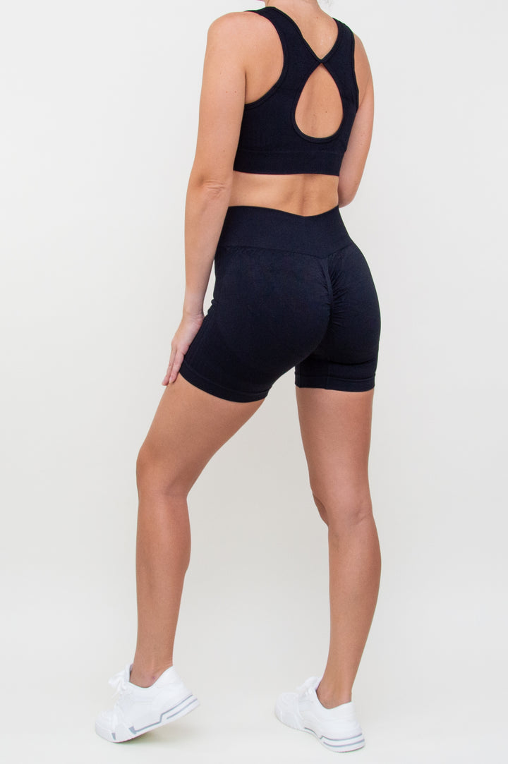 Kostiumas "Scrunch Butt Short Black"