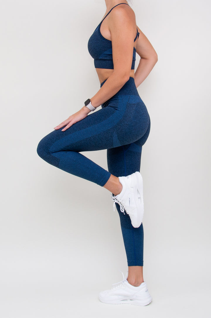 Kostiumas "Criss Cross Navy Blue Push Up"