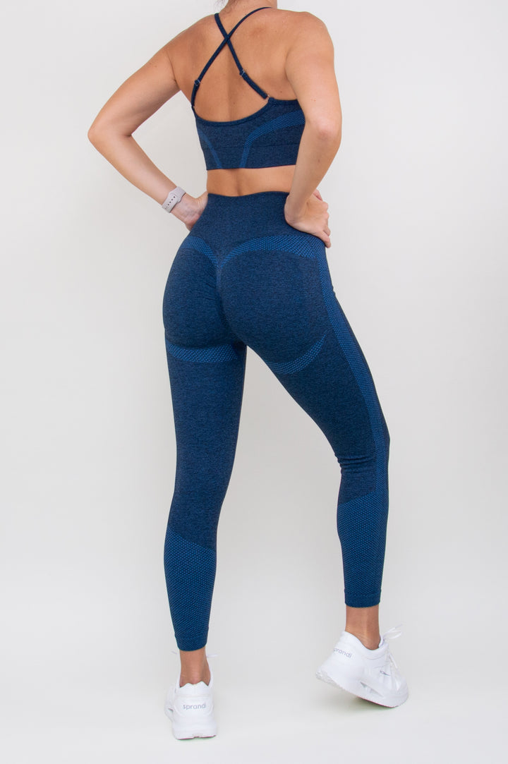 Kostiumas "Criss Cross Navy Blue Push Up"