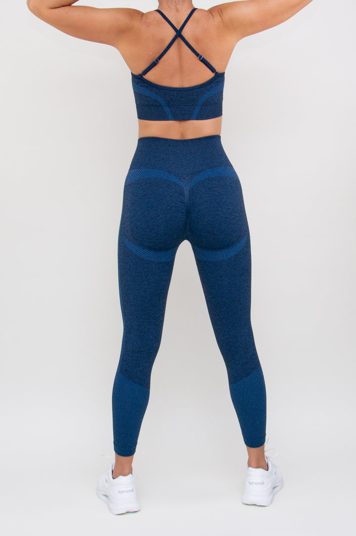 Kostiumas "Criss Cross Navy Blue Push Up"