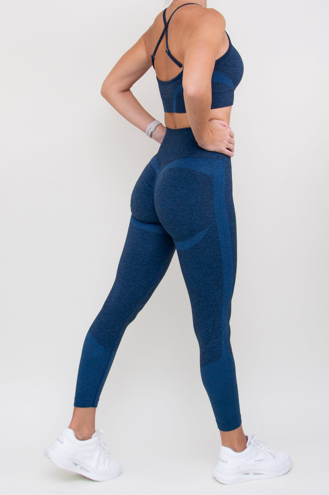 Kostiumas "Criss Cross Navy Blue Push Up"