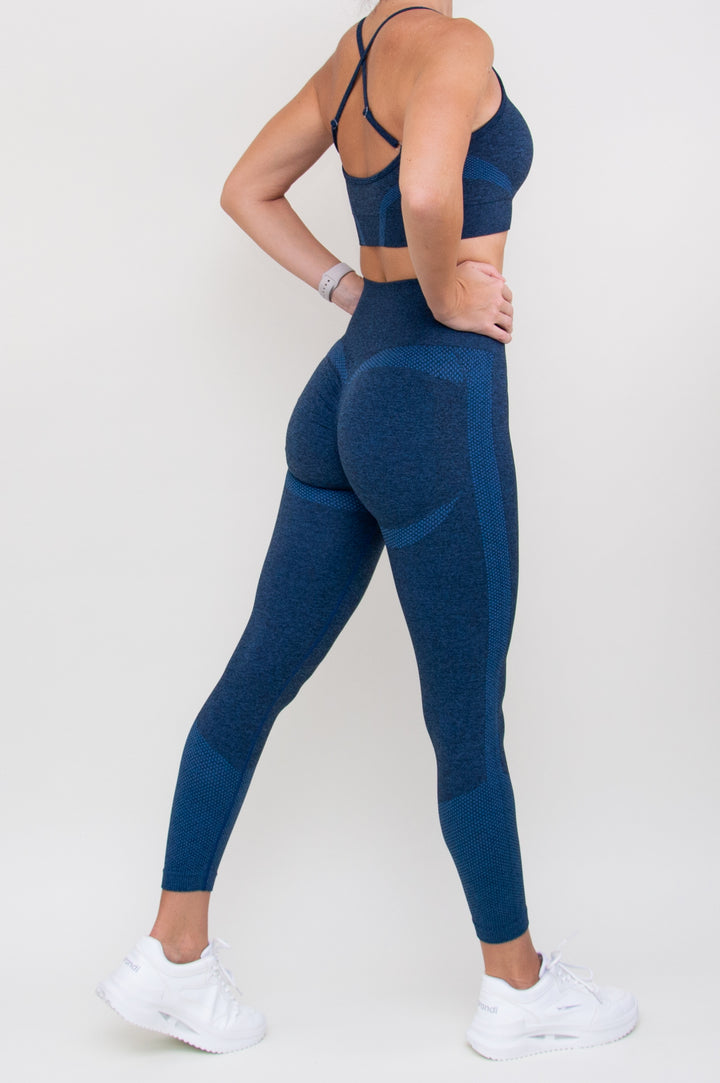 Kostiumas "Criss Cross Navy Blue Push Up"