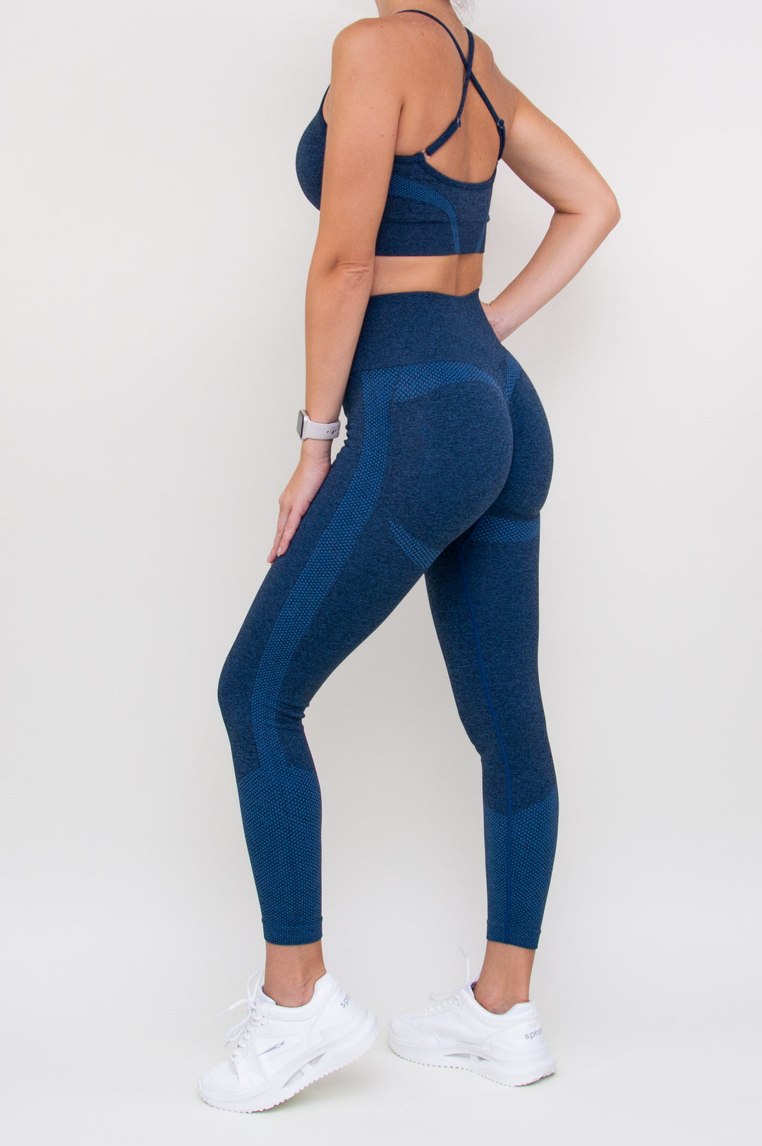 Kostiumas "Criss Cross Navy Blue Push Up"