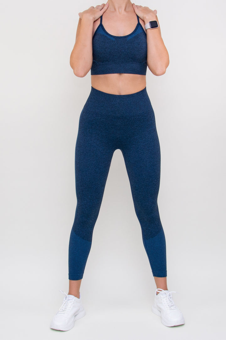 Kostiumas "Criss Cross Navy Blue Push Up"