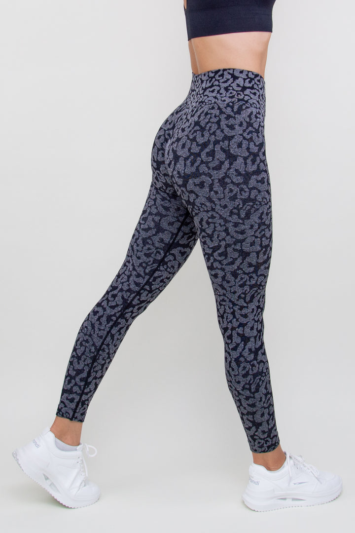 Tamprės "Leopard Print Black"