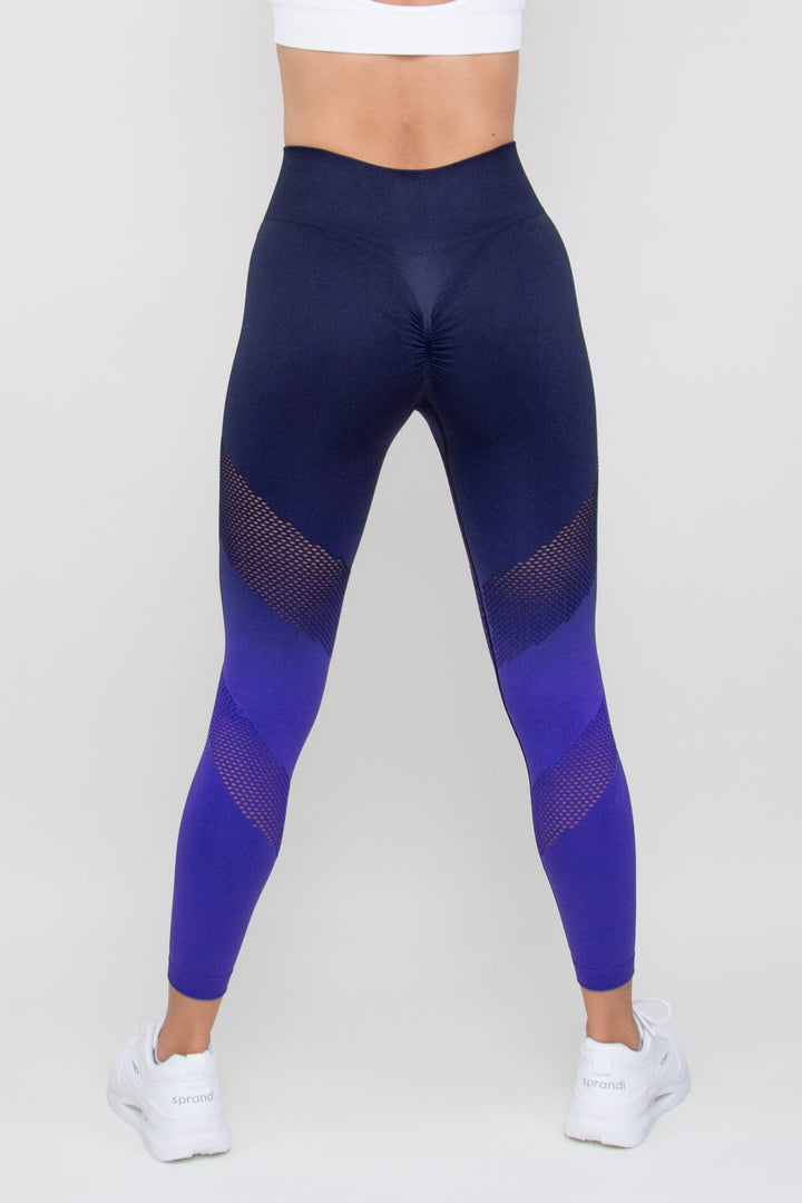 Tamprės "Seamless Ombre Hollow Out Purple"