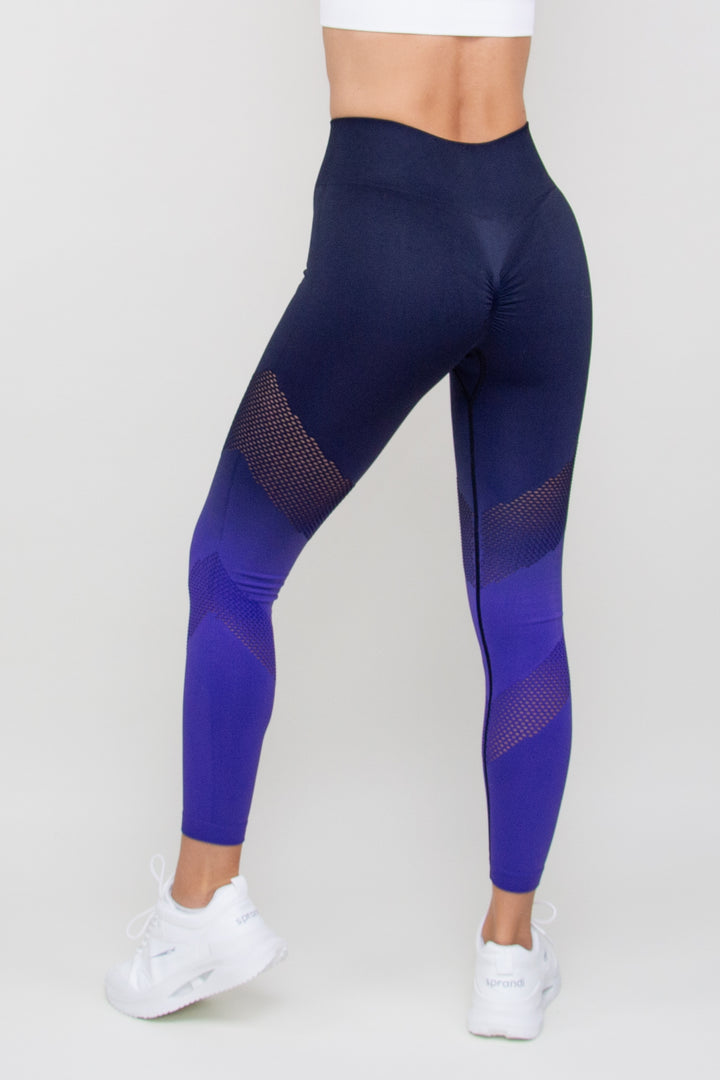 Tamprės "Seamless Ombre Hollow Out Purple"