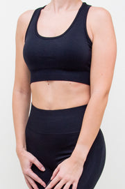 Liemenėlė "Seamless Cut Out Sports Black"