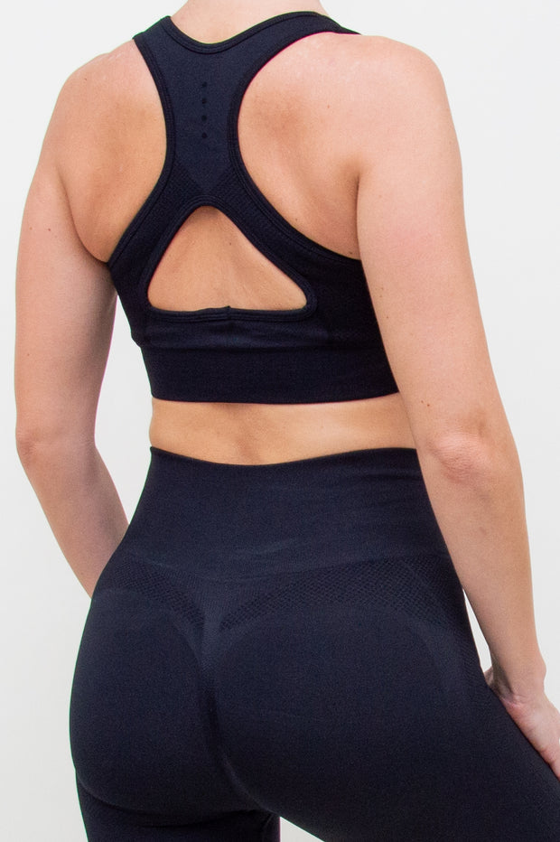 Liemenėlė "Seamless Cut Out Sports Black"