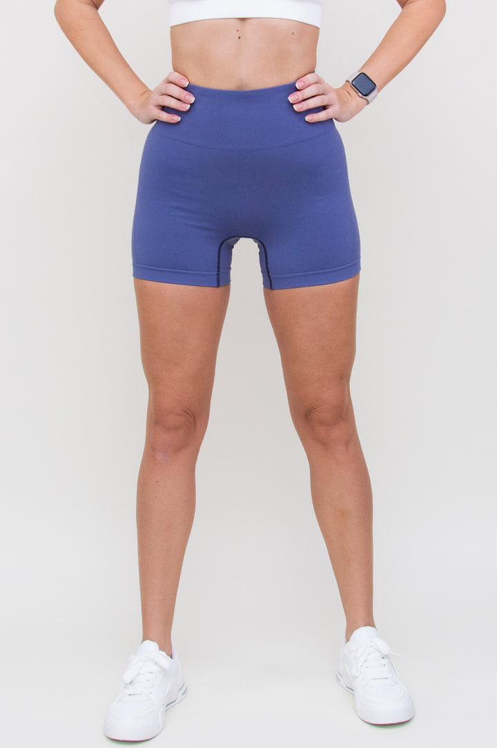 Šortai "Scrunch Butt Dusty Blue"