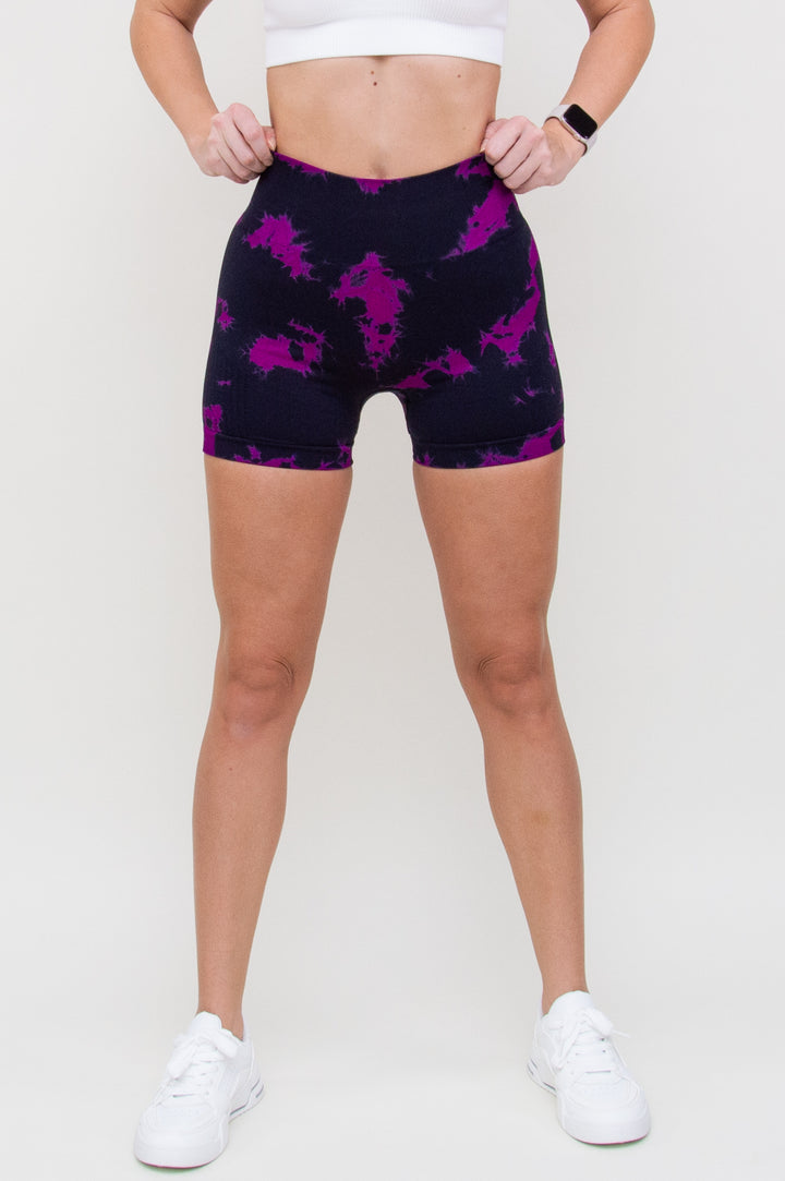 Šortai "Multicolour Black Purple"