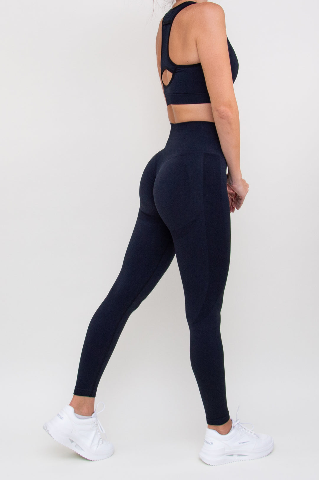 Kostiumas "Seamless High Stretch Black Set"