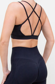 Liemenėlė "Strappy Back Black"