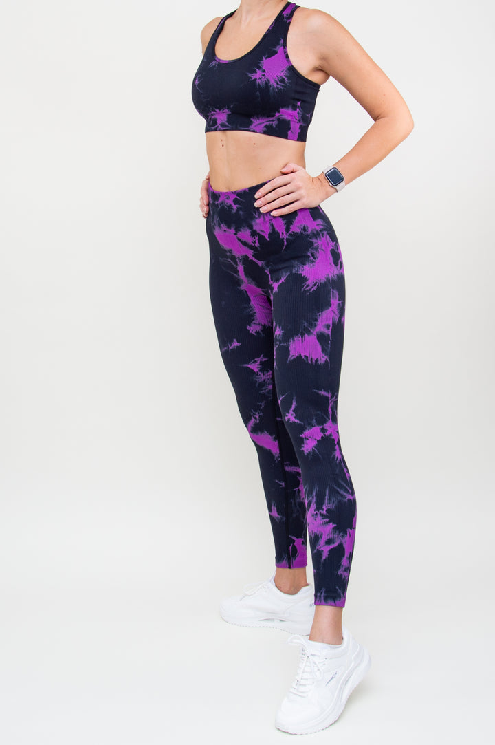 Kostiumas "Tie Dye Sports Set Purple"