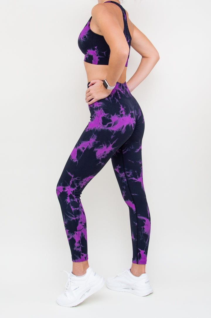 Kostiumas "Tie Dye Sports Set Purple"