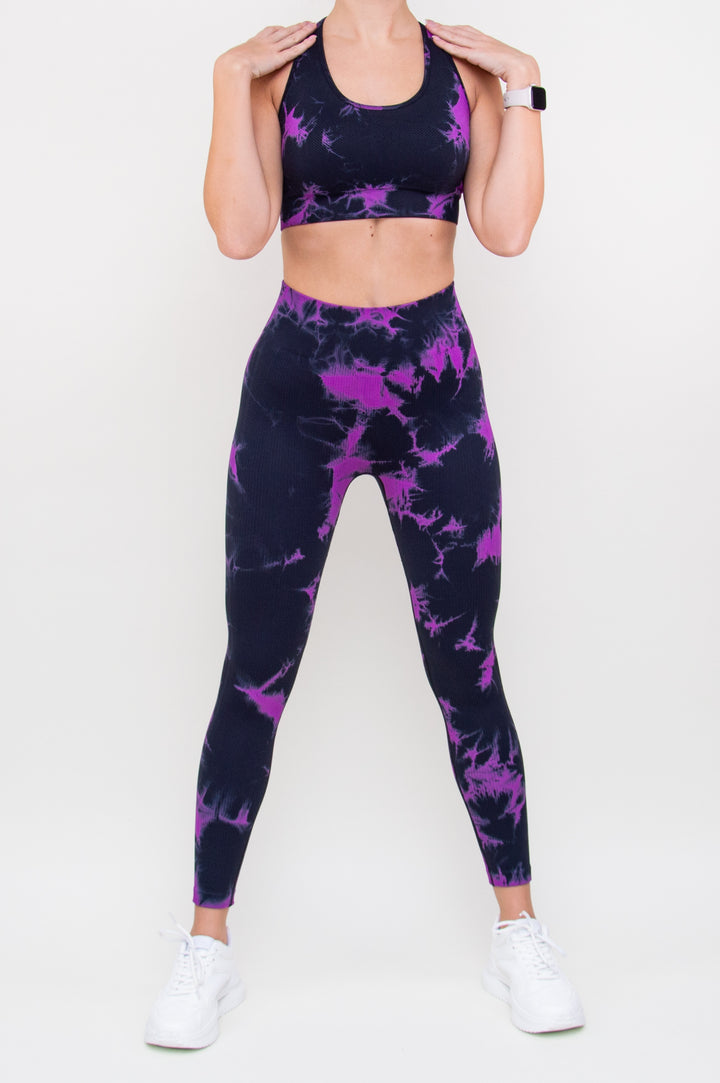 Kostiumas "Tie Dye Sports Set Purple"