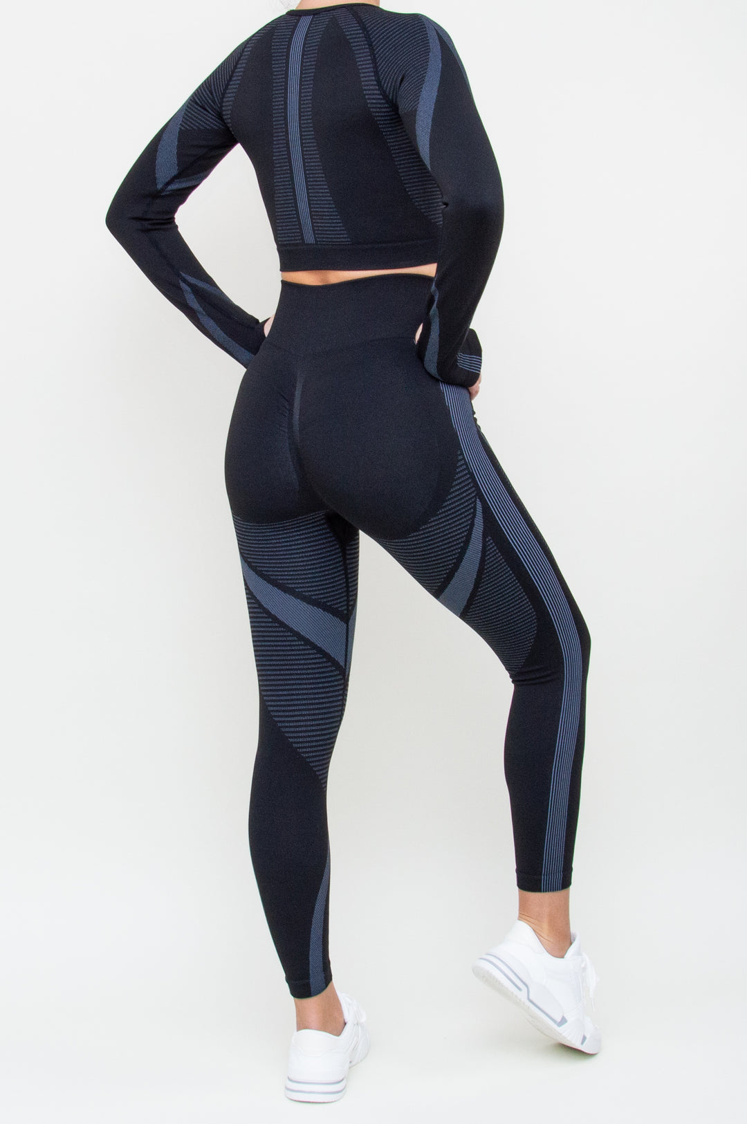 Kostiumas "Colour Block Black Set"