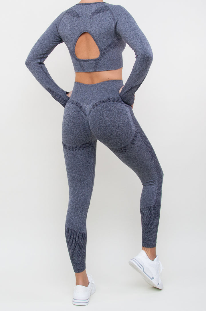 Kostiumas "Seamless Cut Back Grey"