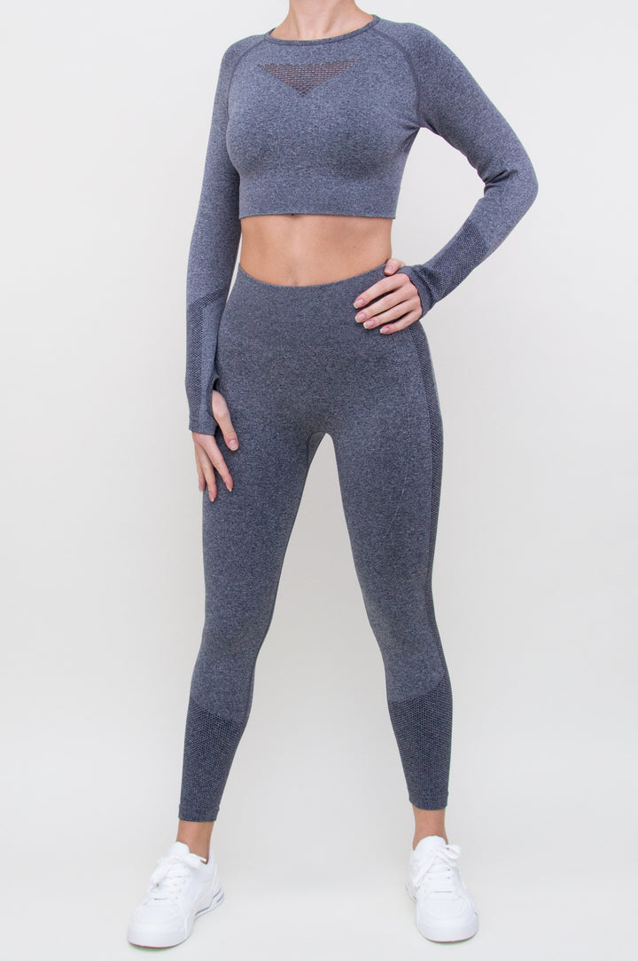 Kostiumas "Seamless Cut Back Grey"