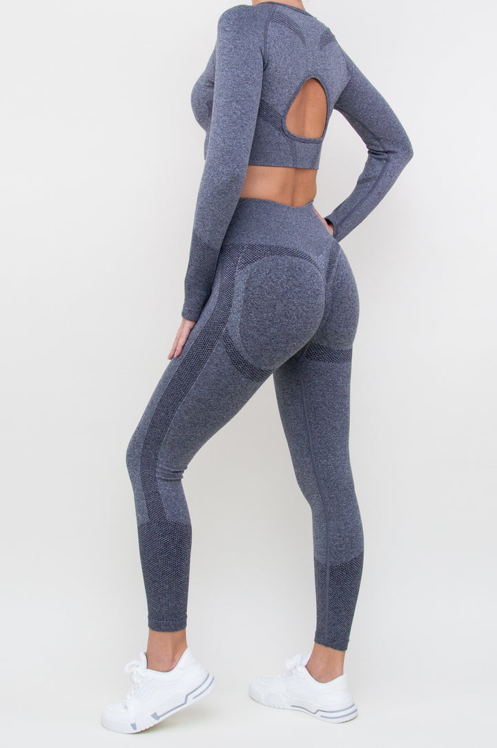 Kostiumas "Seamless Cut Back Grey"
