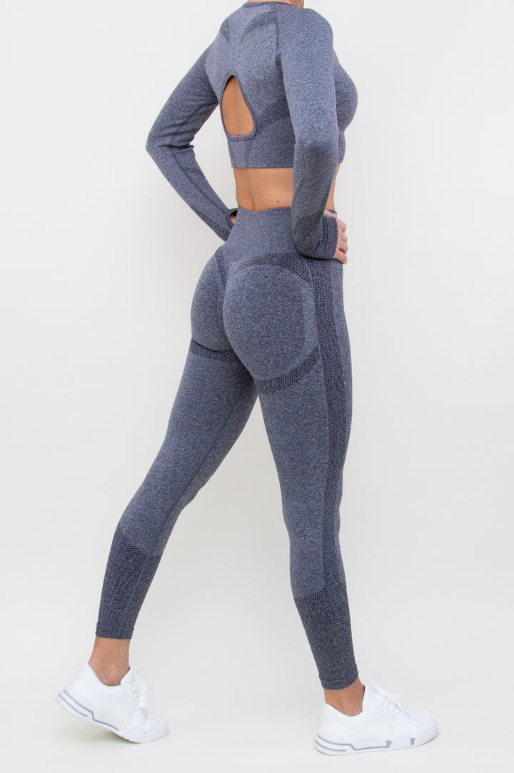 Kostiumas "Seamless Cut Back Grey"