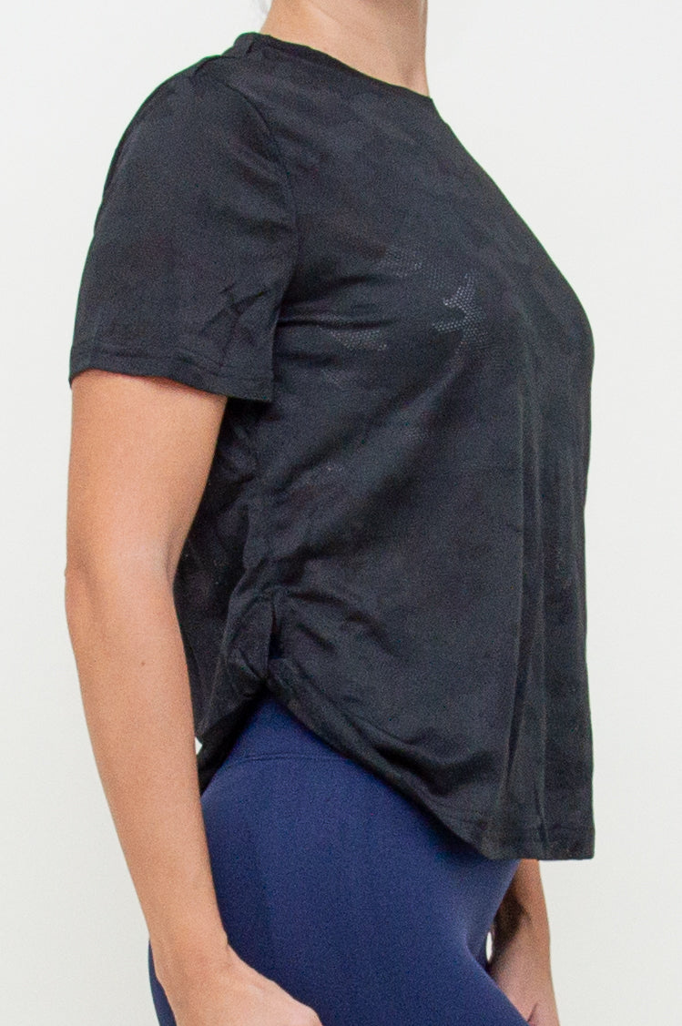 Marškinėliai "Camo Black Pattern"