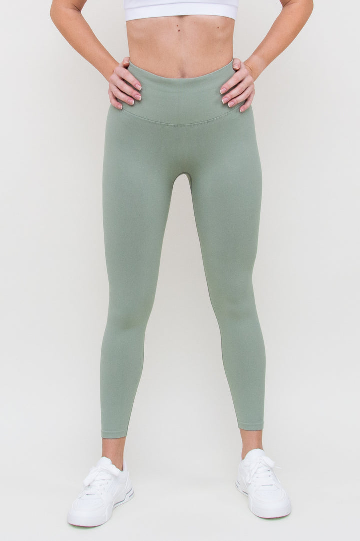 Tamprės "High Waist Compression Light Green"