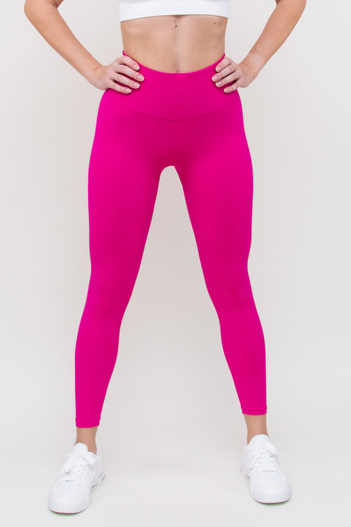 Tamprės "High Waist Compression Hot Pink"