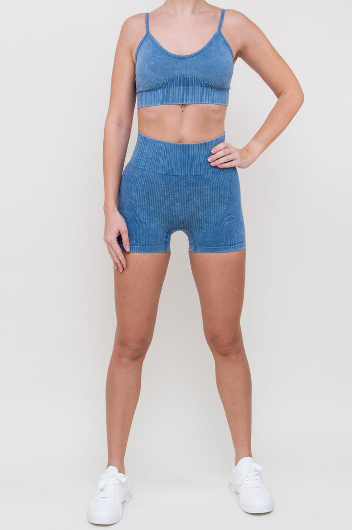 Kostiumas "Short Velvet Blue"
