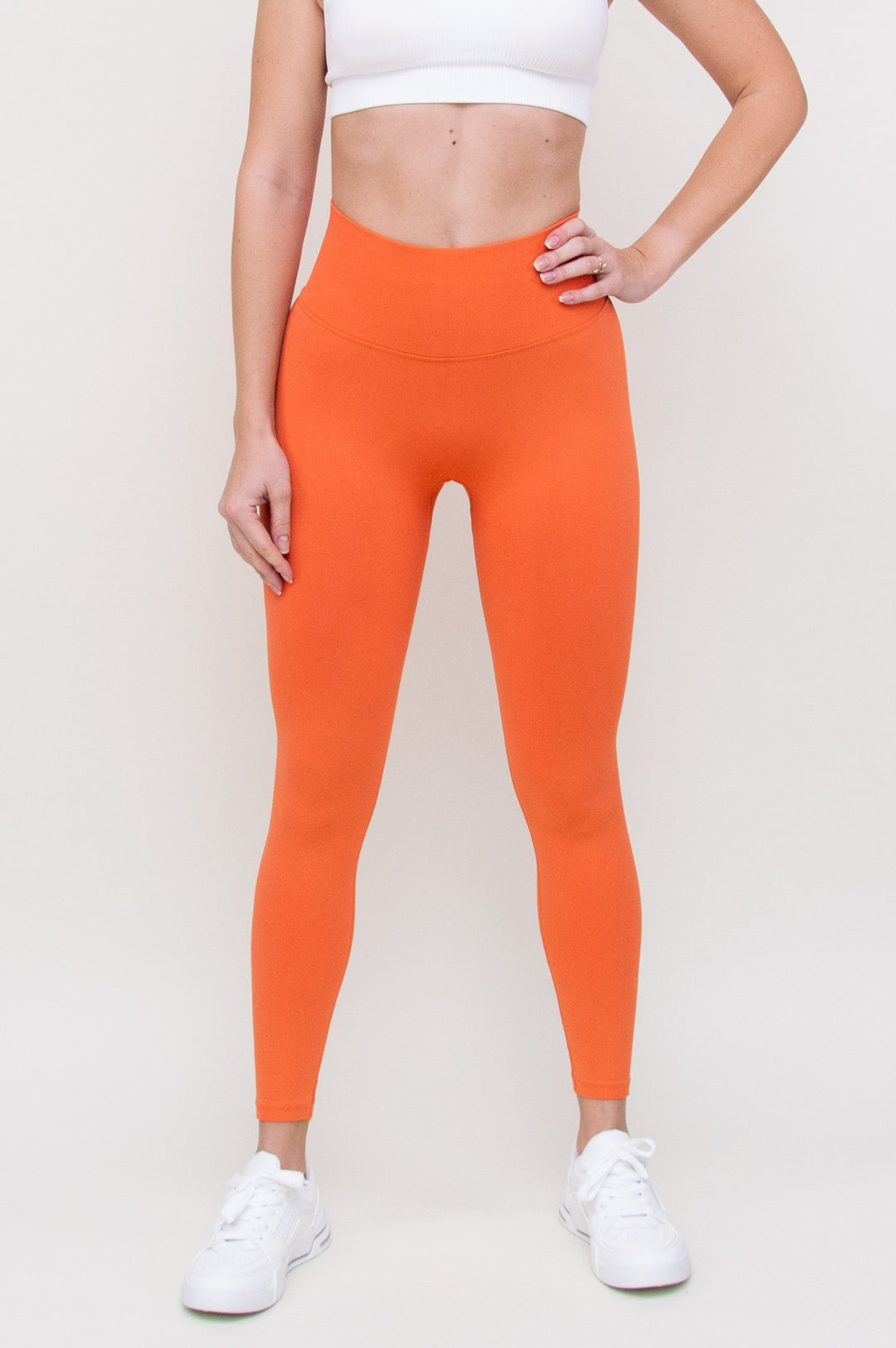 Tamprės "High Waist Compression Orange"