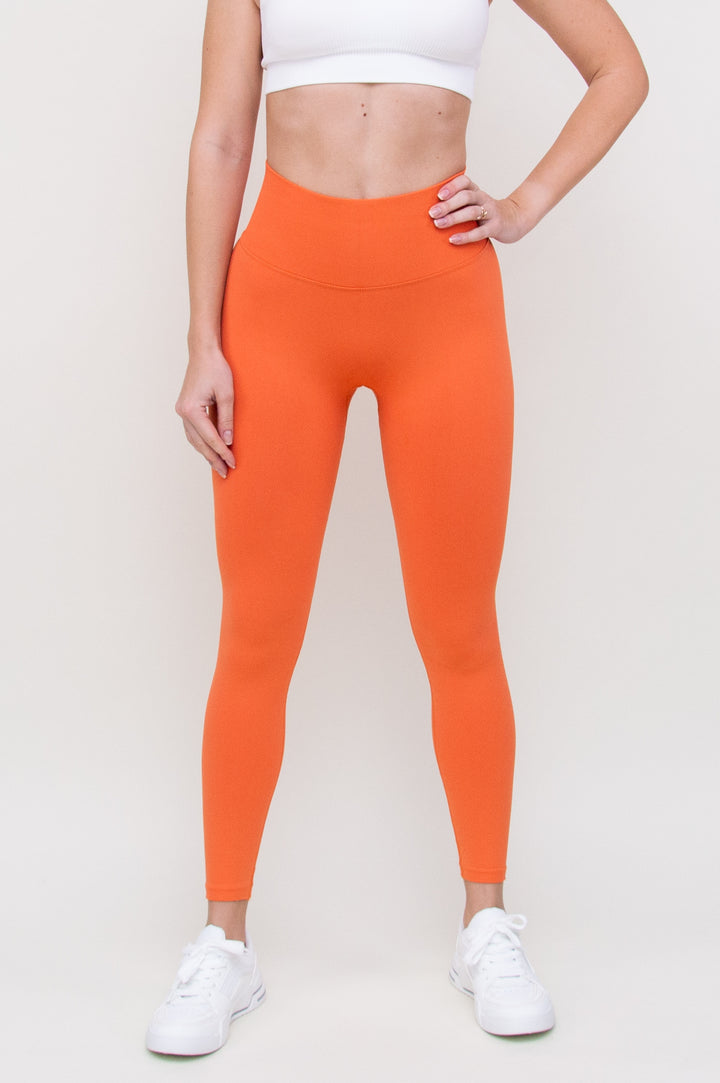 Tamprės "High Waist Compression Orange"