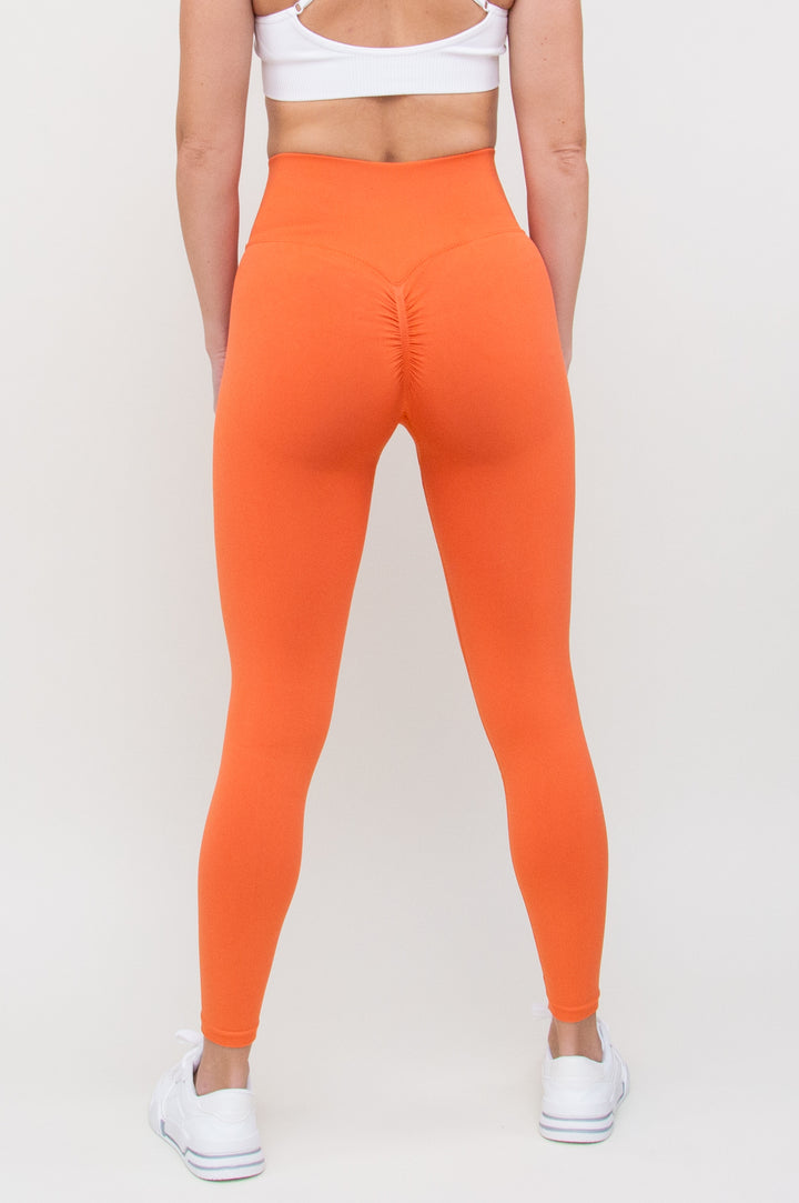 Tamprės "High Waist Compression Orange"